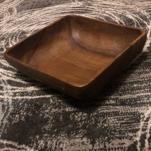 Wooden bowl